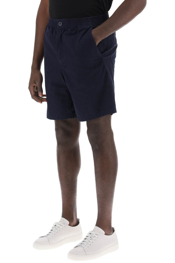 A.P.C. Nirris Shorts In Organic Cotton   Blu