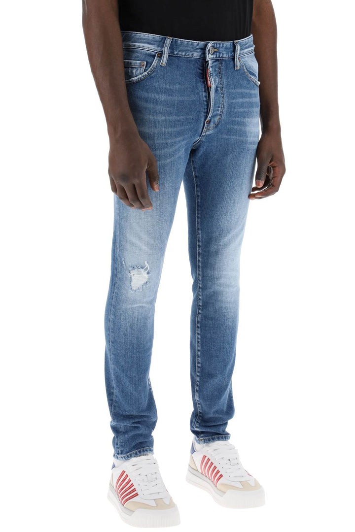 Dsquared2 Replace With Double Quotemedium Preppy Wash Cool Guy Jeans For   Blu