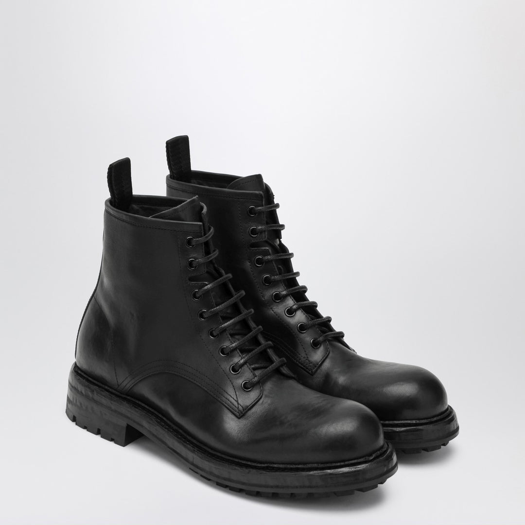 Dolce & Gabbana lace-up leather ankle boots