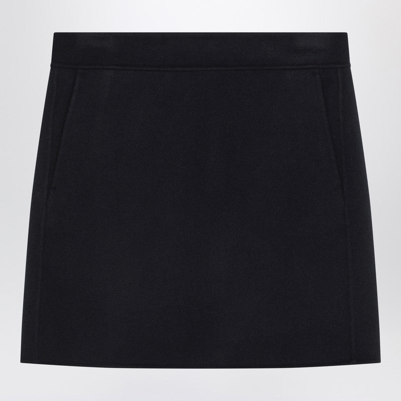 スカート 'S Max Mara Mini skirt in midnight blue wool S Max Mara Mini skirt in midnight blue wool | TheDoubleF
