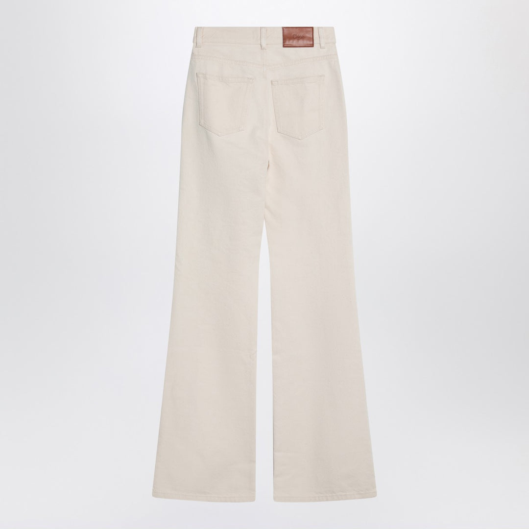 Chloé flared denim trousers