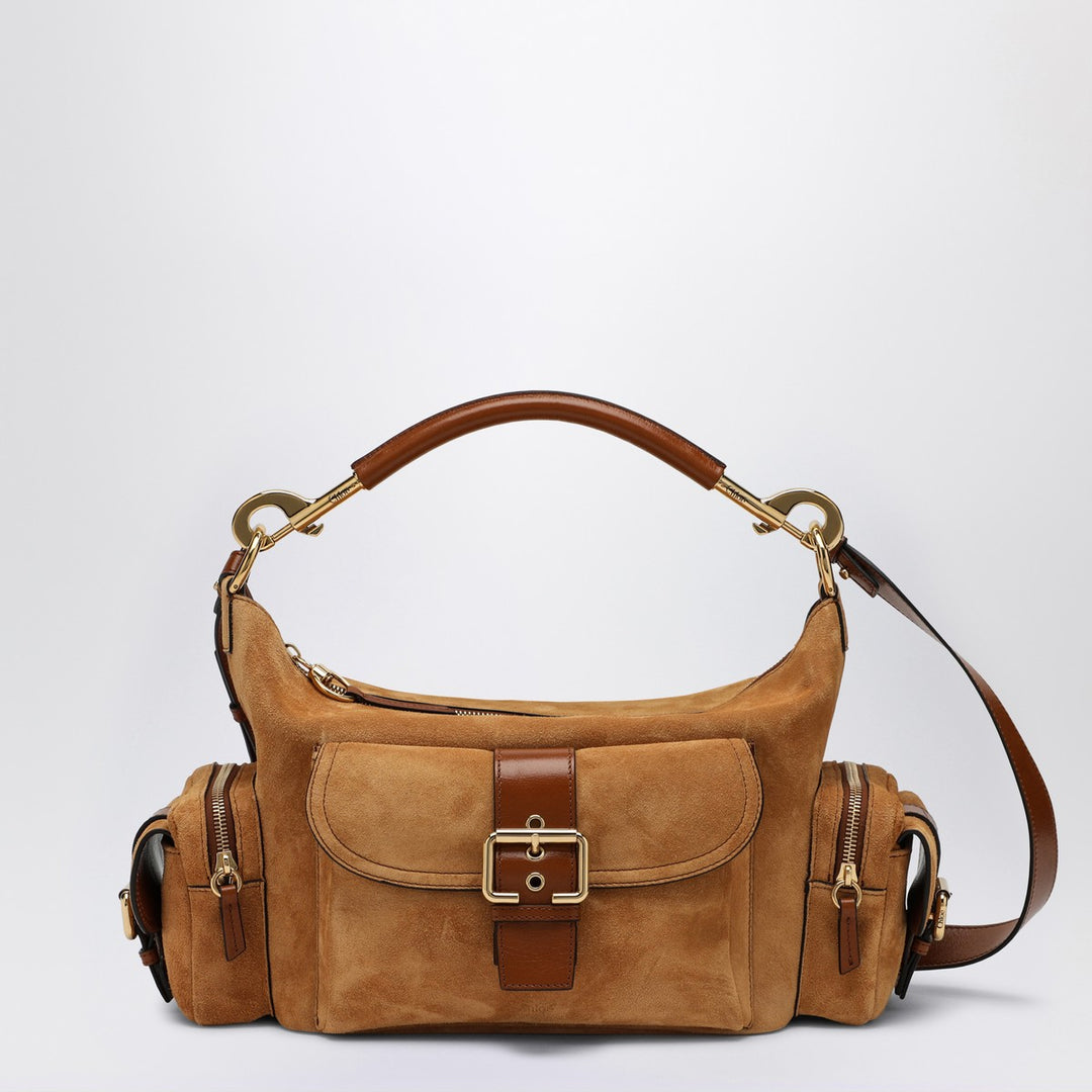 Chloésuede leather Camera bag