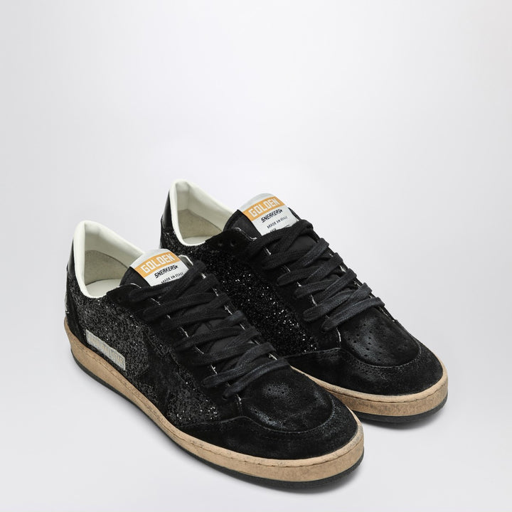 Golden Goose Ball Star suede and glitter sneakers