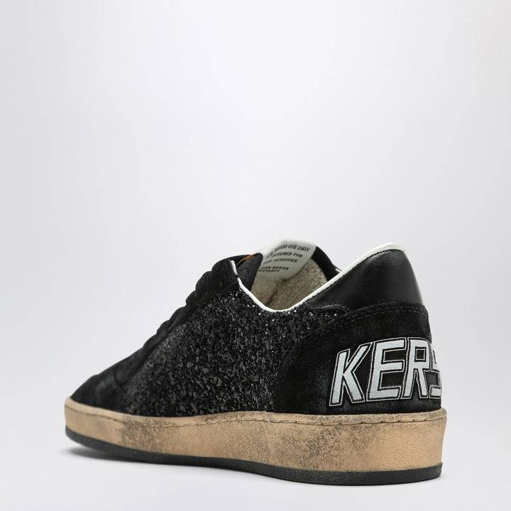 Golden Goose Ball Star suede and glitter sneakers