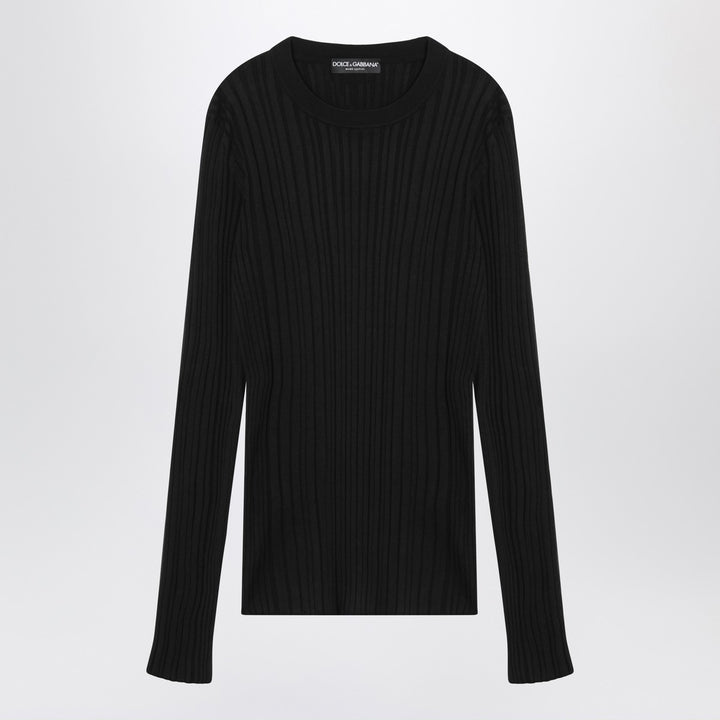 Dolce & Gabbana ribbed silk and cotton sweater