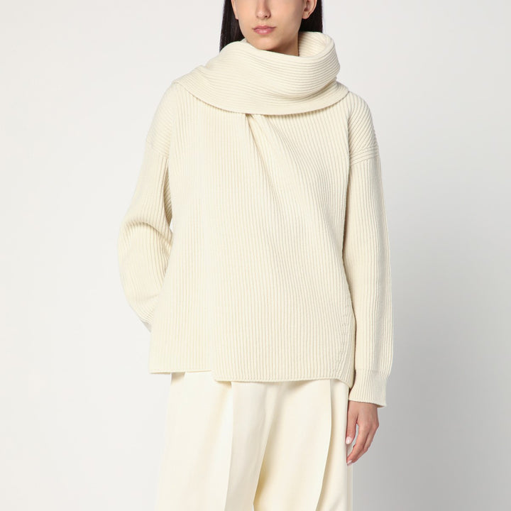 Jil Sander sweater with scarf