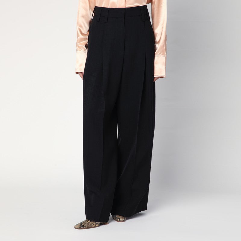 【関税&送料込】Jil Sander Wide Black Pants In Silk Blend Jil Sander Wide-Leg Silk pants – Choosh