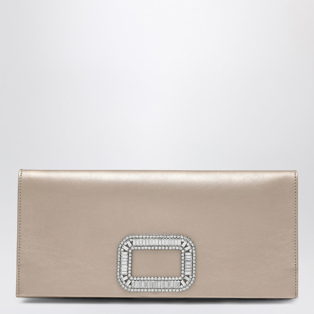 ROGER VIVIER Mini Pilgrim satin bag