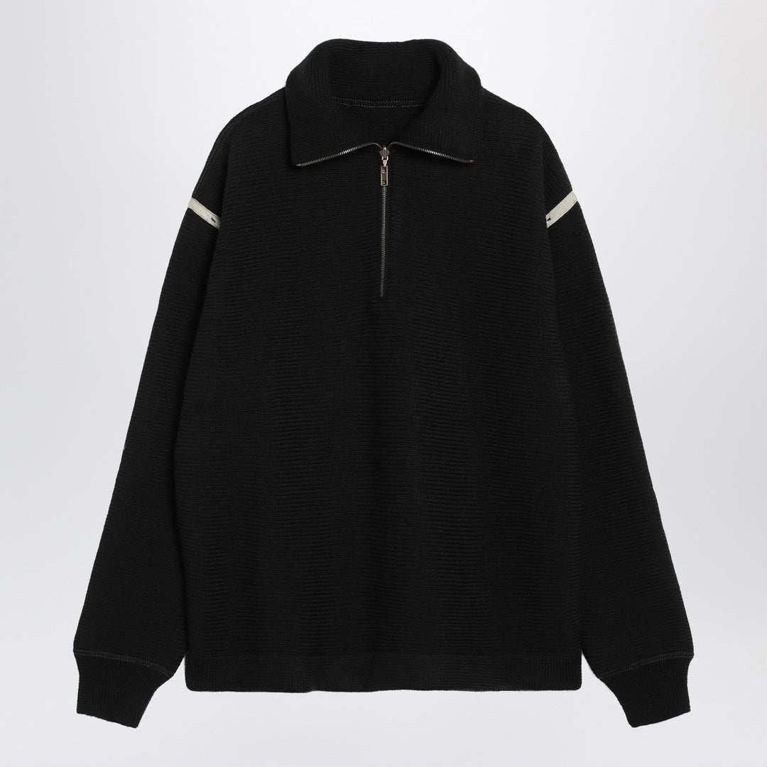 Maison Margiela wool half-zip sweater