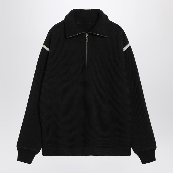 Maison Margiela wool half-zip sweater