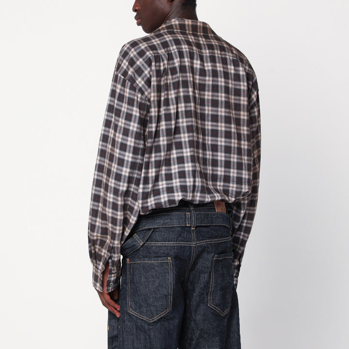 Magliano X D2 cotton checked shirt