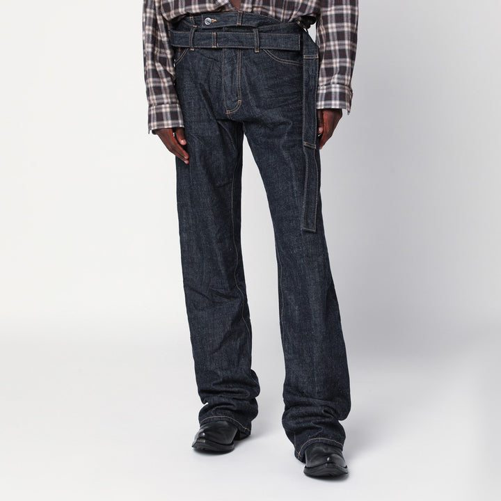 Magliano X D2 jeans with belt