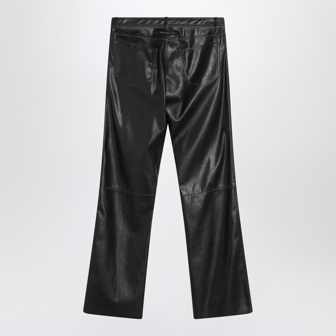MM6 Maison Margiela faux leather trousers