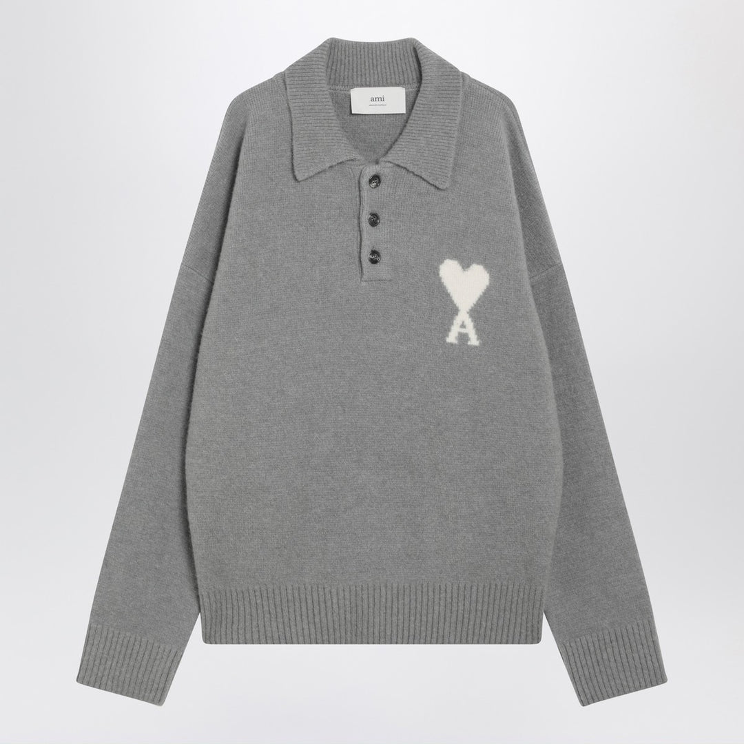 Ami Paris Ami De Coeur polo sweater
