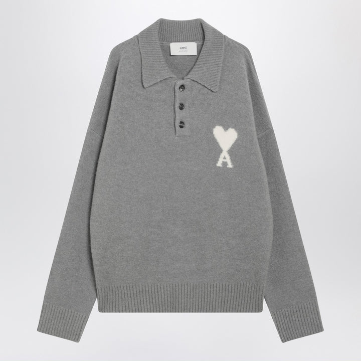 Ami Paris Ami De Coeur polo sweater