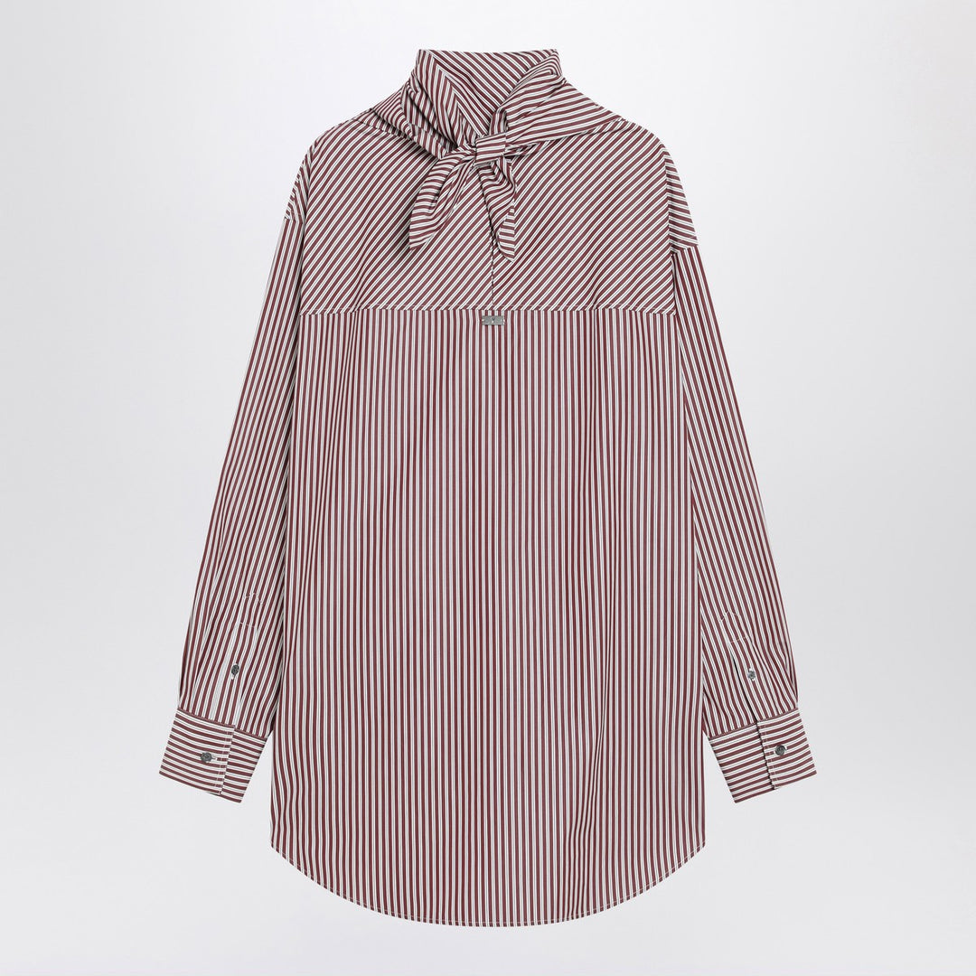 Ami Paris striped bandana shirt