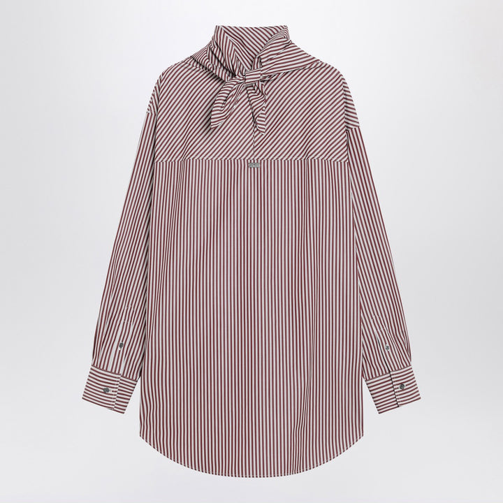 Ami Paris striped bandana shirt