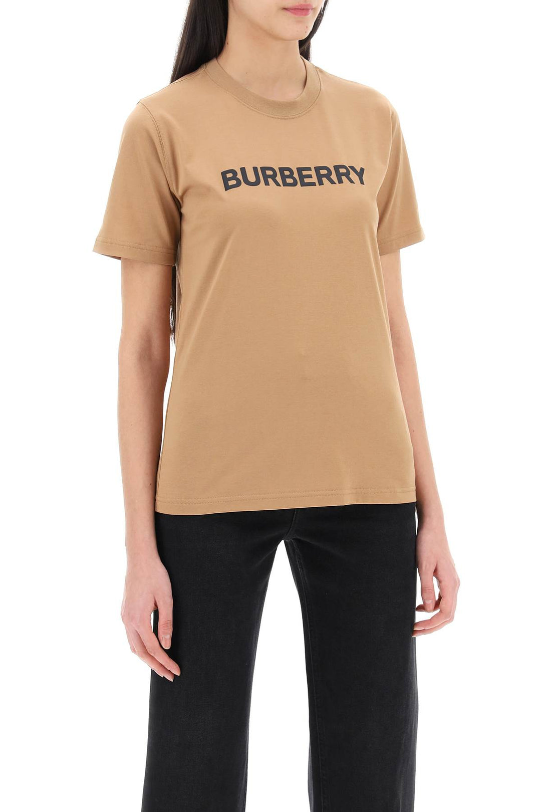 Burberry Margot Logo T Shirt   Marrone