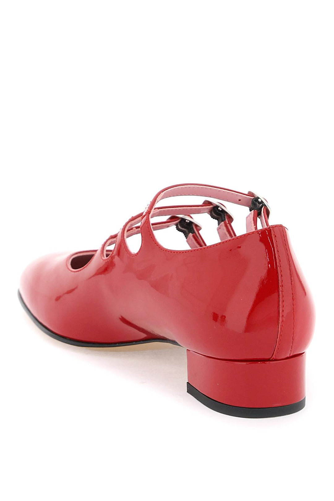 Carel Patent Leather Ariana Mary Jane   Rosso