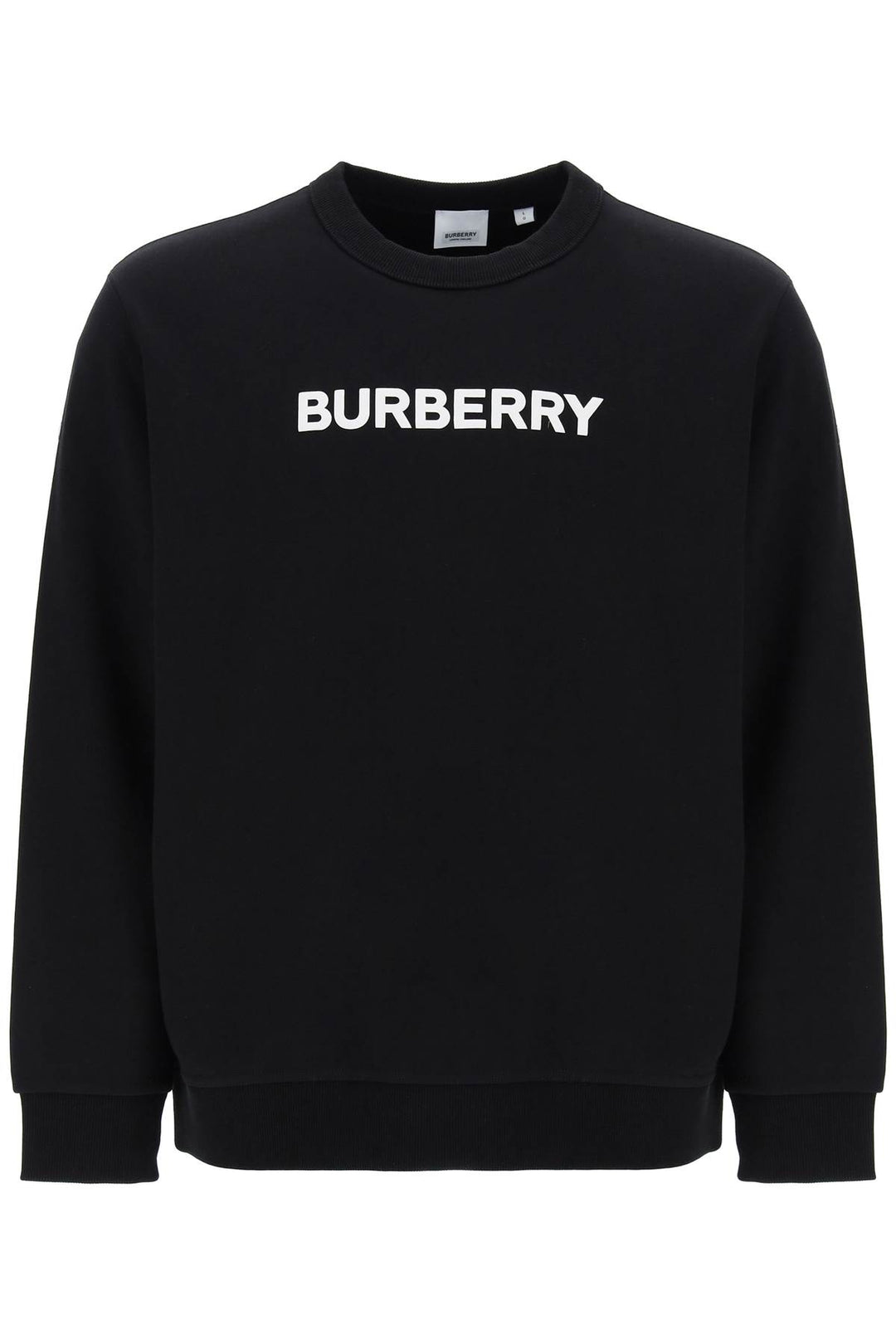 Burberry Sweatshirt With Puff Logo   Nero