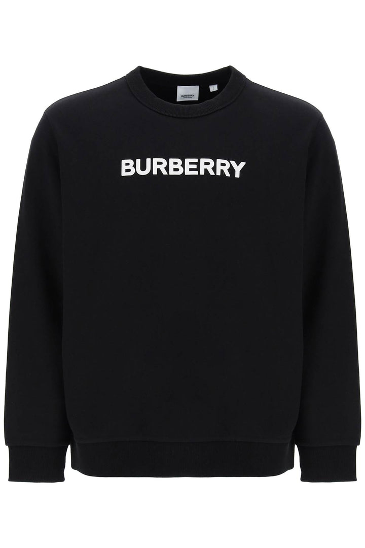 Burberry Sweatshirt With Puff Logo   Nero