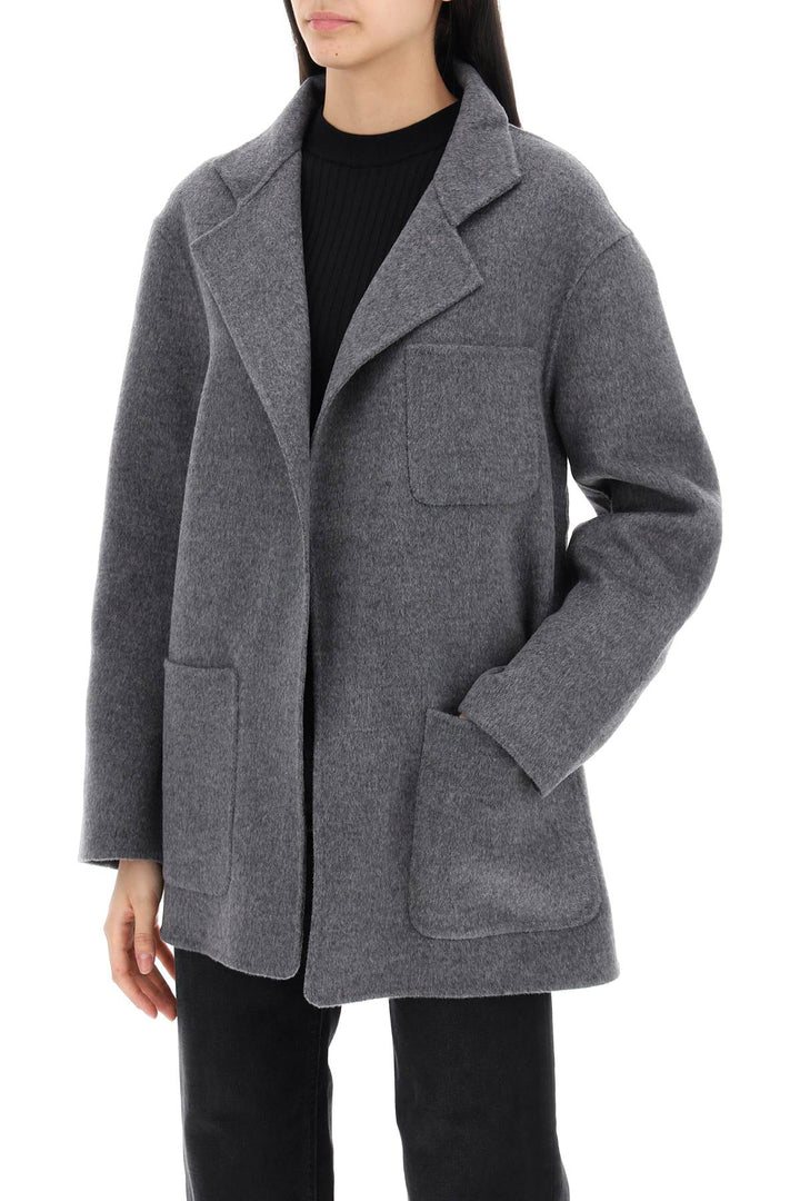 Toteme Double Faced Wool Jacket   Grigio