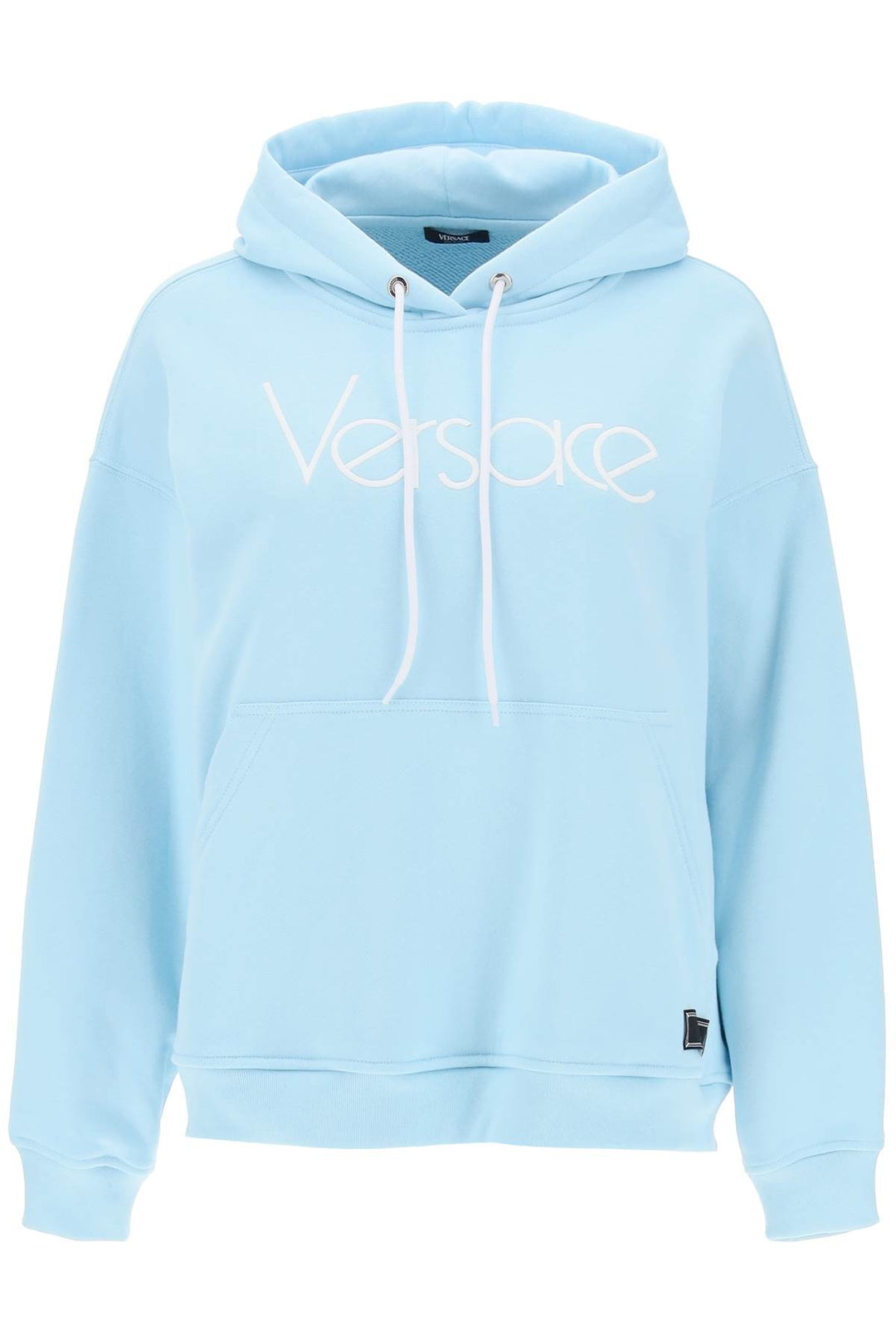 Versace Hoodie With 1978 Re Edition Logo   Celeste