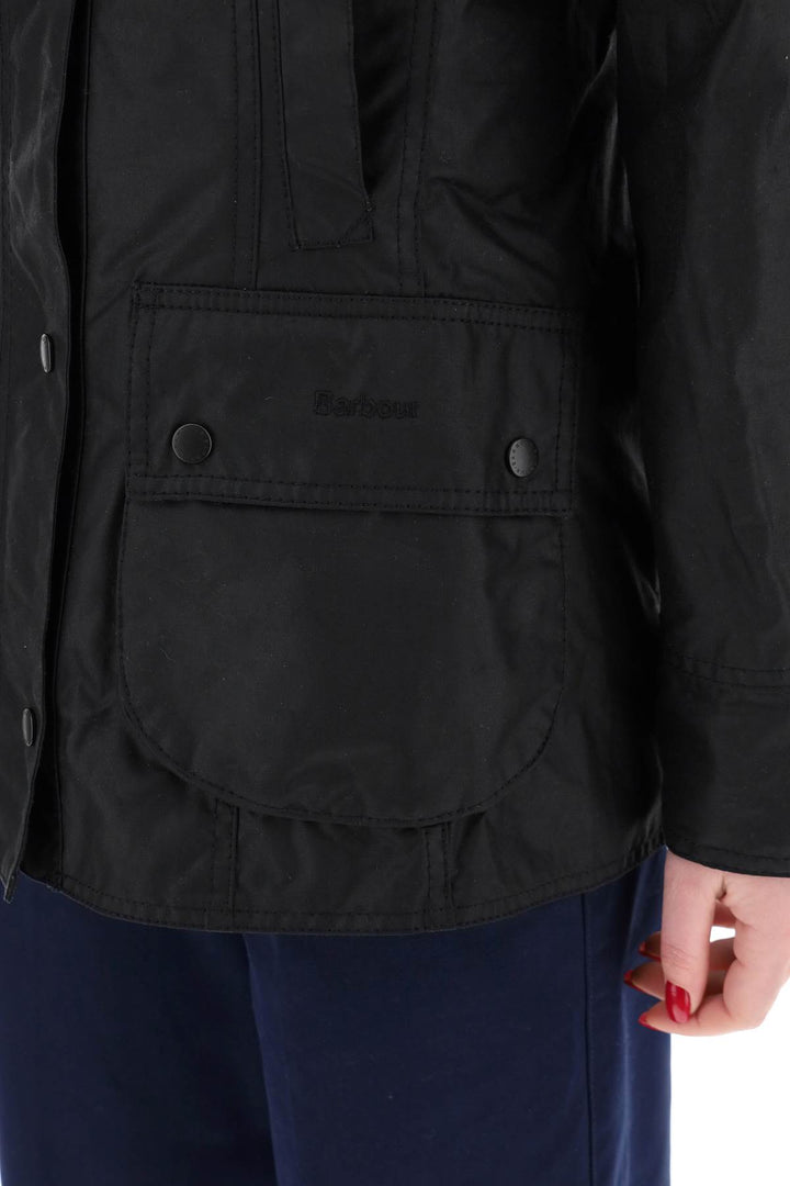 Barbour Beadnell Wax Jacket   Nero
