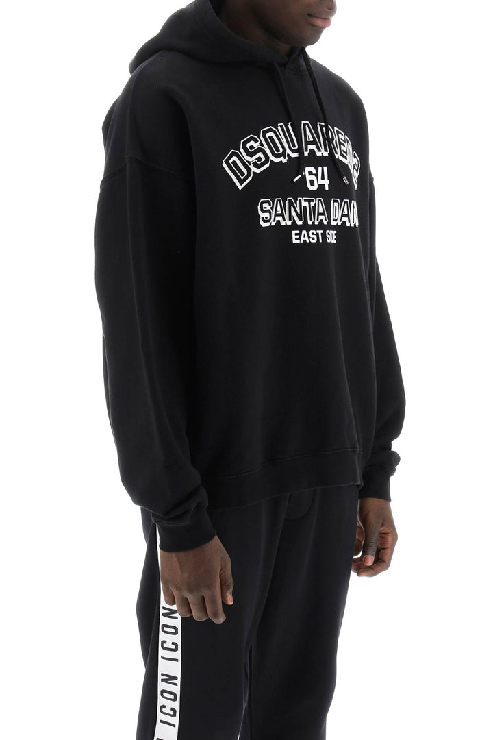 Dsquared2 Hoodie With Logo Print   Nero