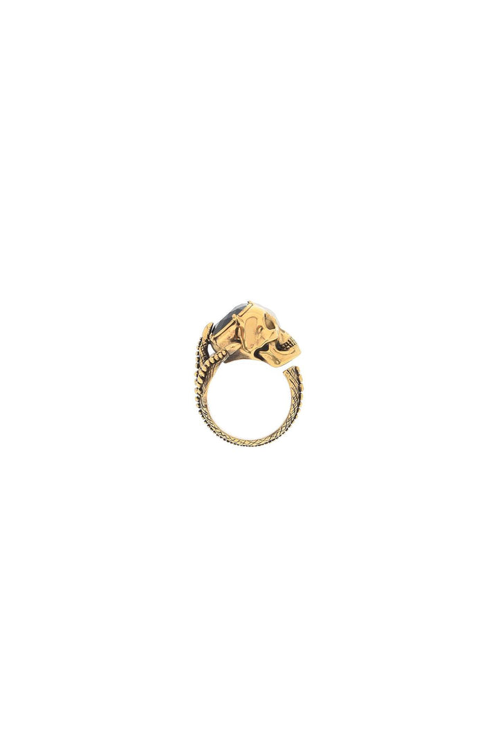 Alexander Mcqueen Victorian Skull Ring   Oro