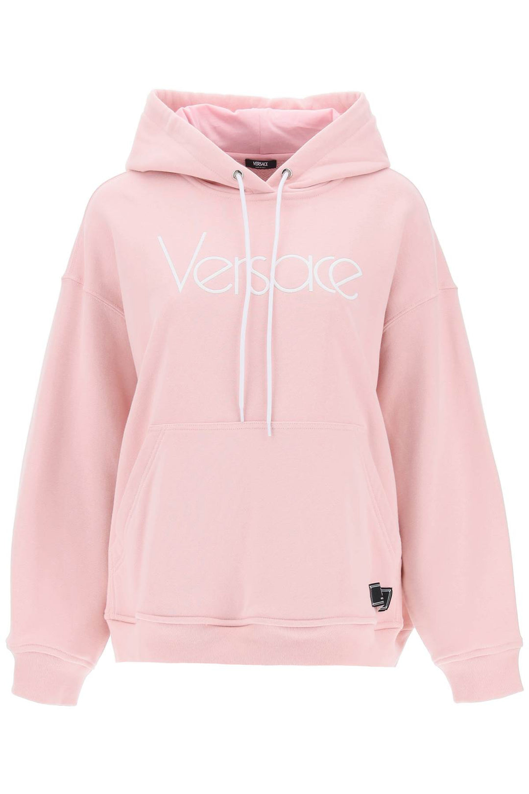 Versace Hoodie With 1978 Re Edition Logo   Rosa
