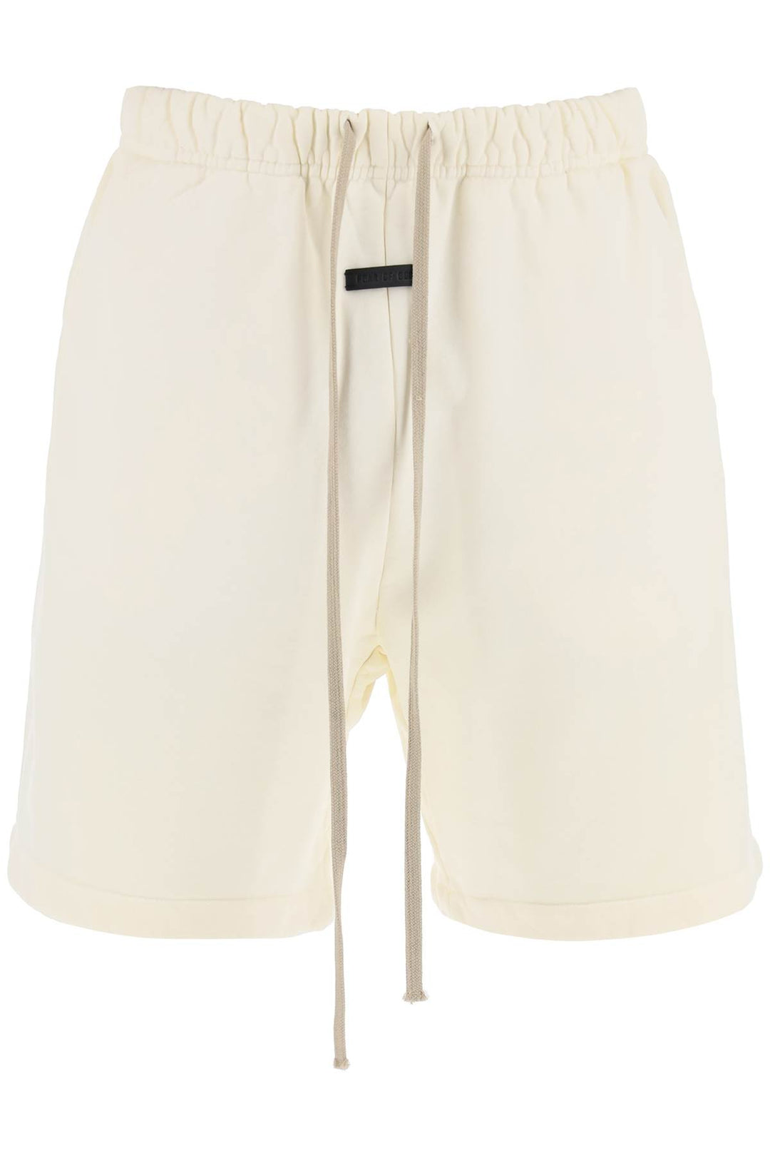 Fear Of God Cotton Terry Sports Bermuda Shorts   Bianco