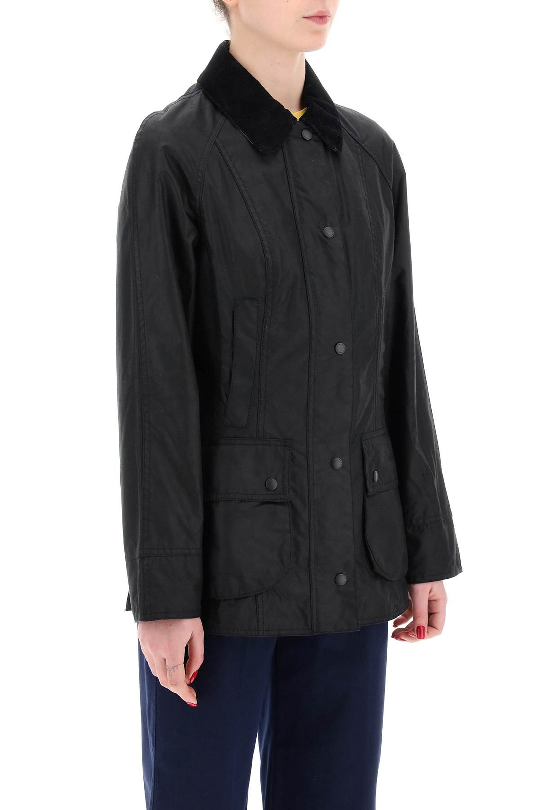 Barbour Beadnell Wax Jacket   Nero