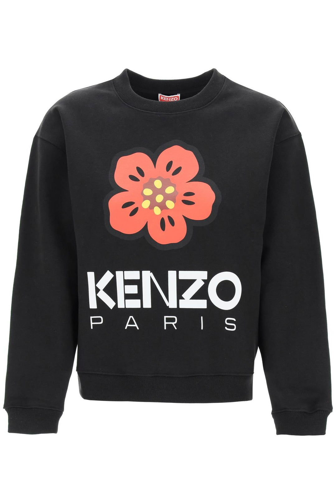 Kenzo Bokè Flower Crew Neck Sweatshirt   Nero