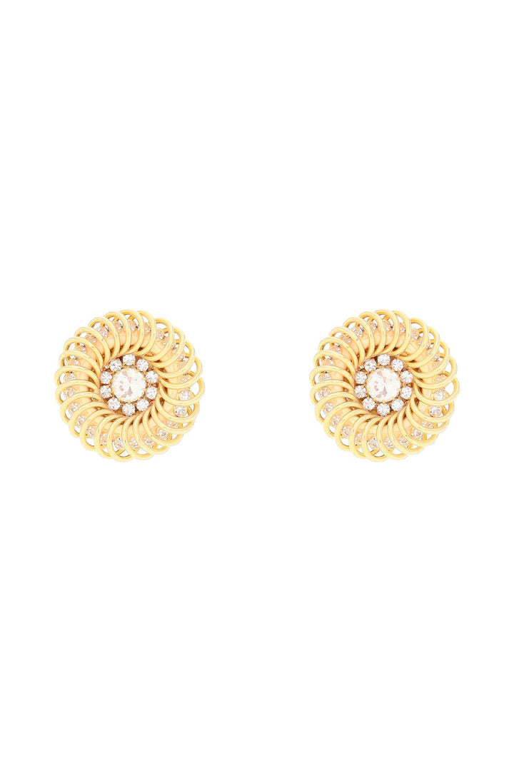 Alessandra Rich Spiral Earrings   Oro