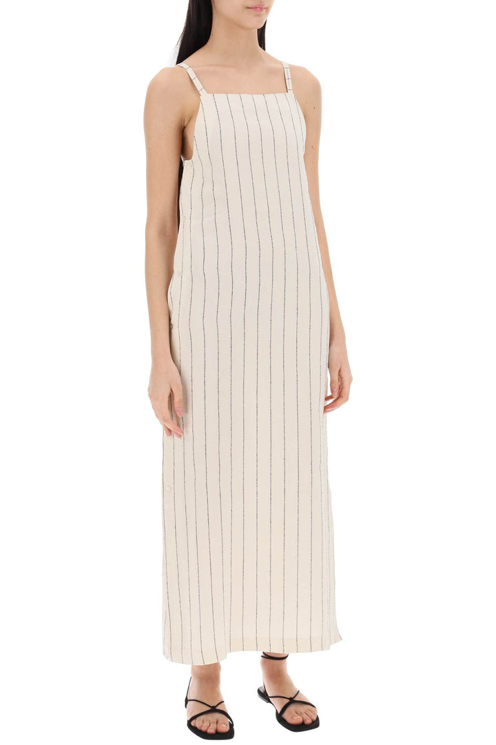 Loulou Studio Replace With Double Quotestriped Sleeveless Dress Et   White
