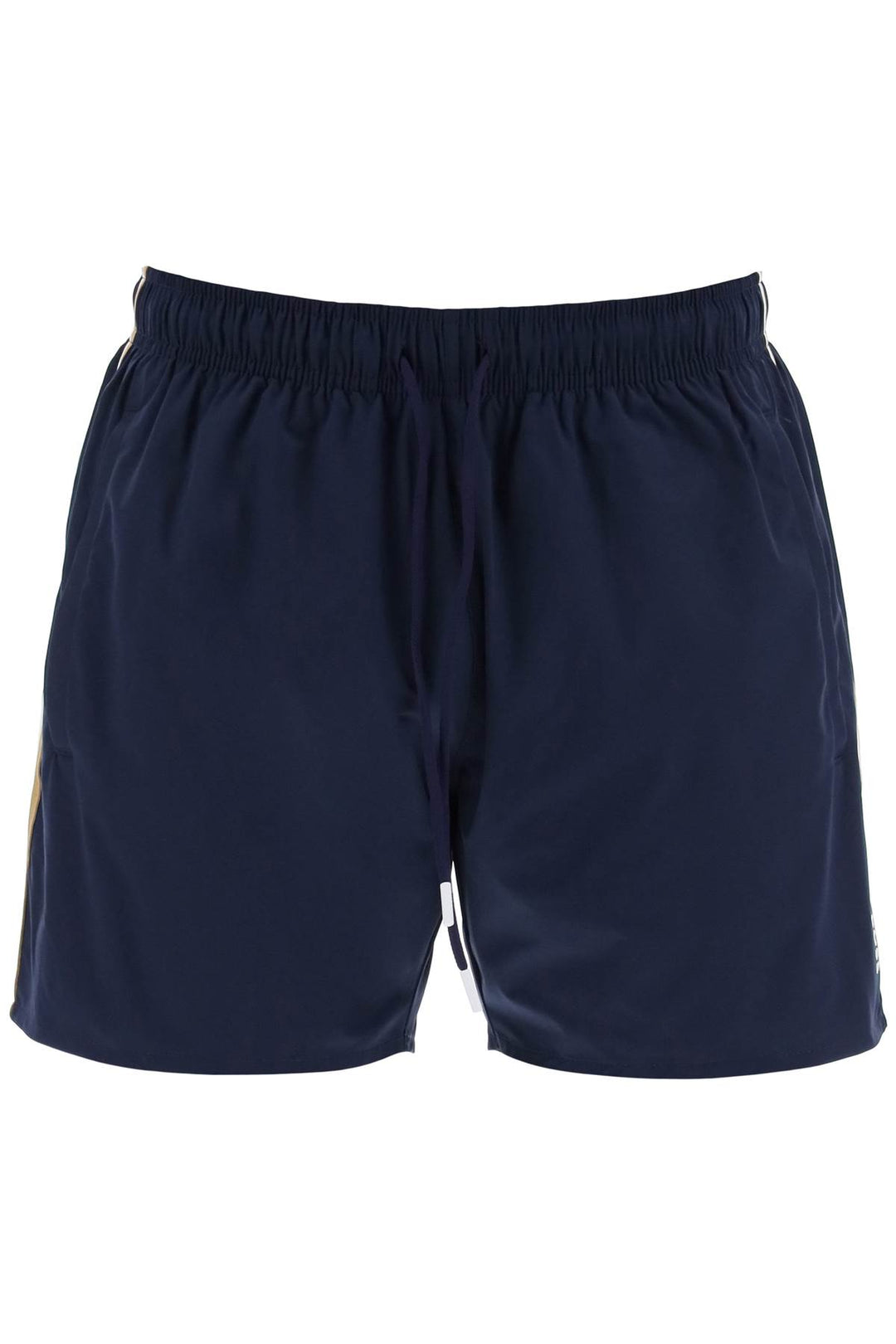 Boss Replace With Double Quoteseaside Bermuda Shorts With Tr   Blu