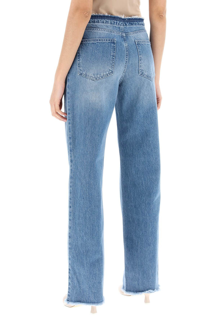 Mvp Wardrobe Straight Leg Levant Jeans With Eight   Blu
