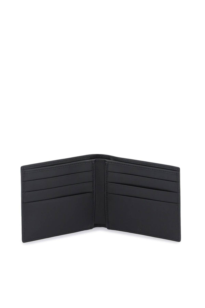 Dolce & Gabbana Leather Bi Fold Wallet   Nero