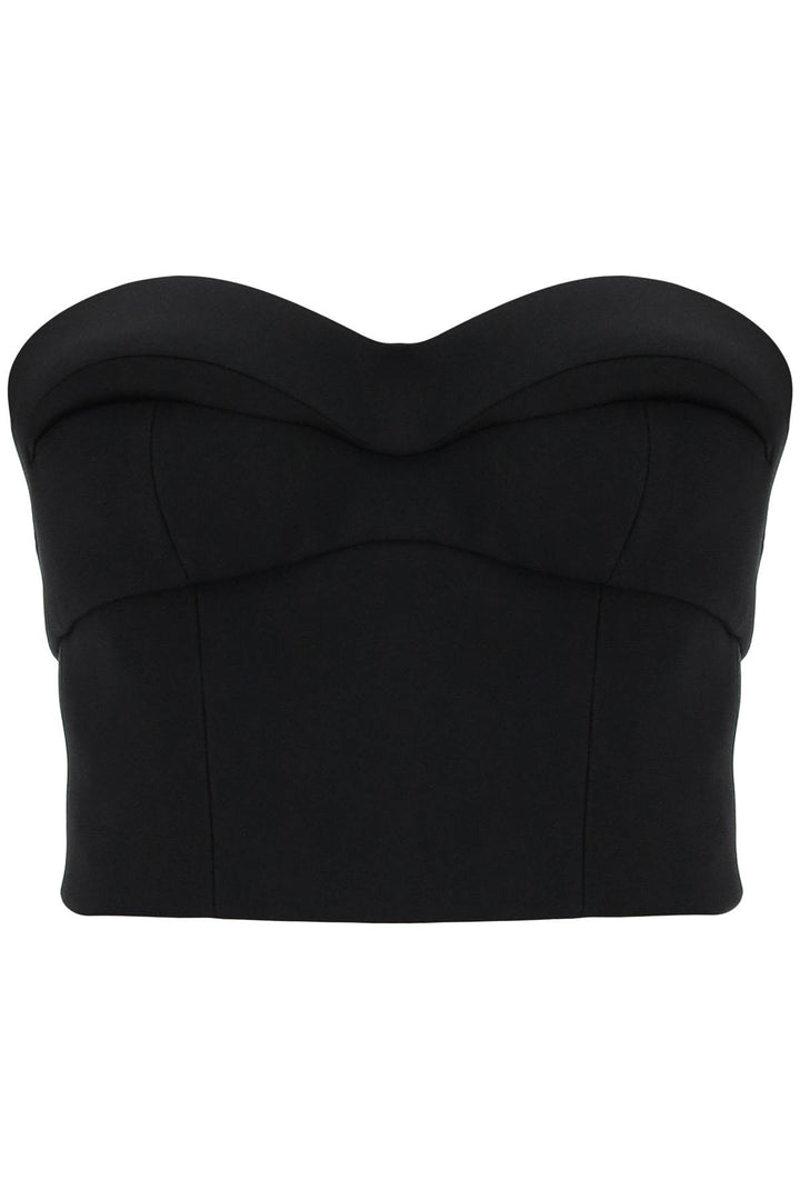 Versace Padded Cup Bustier Top With   Nero