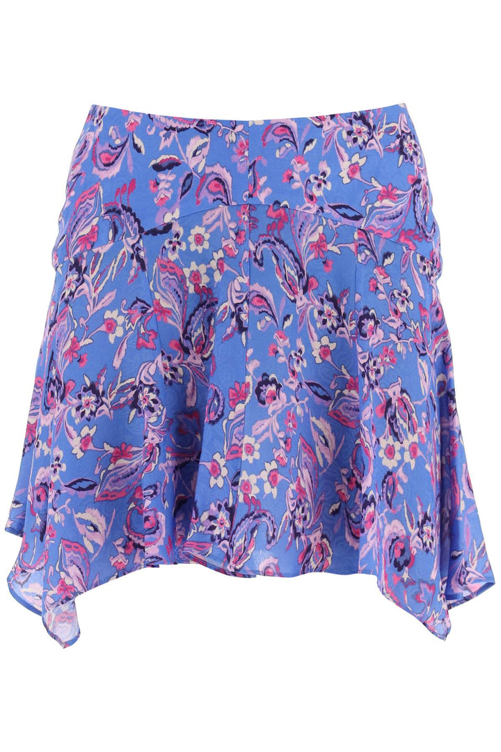 Isabel Marant 'Perrine' Hankerchief Mini Skirt   Blu