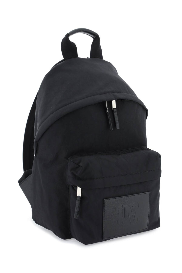 Palm Angels Backpack With Logo Patch   Nero