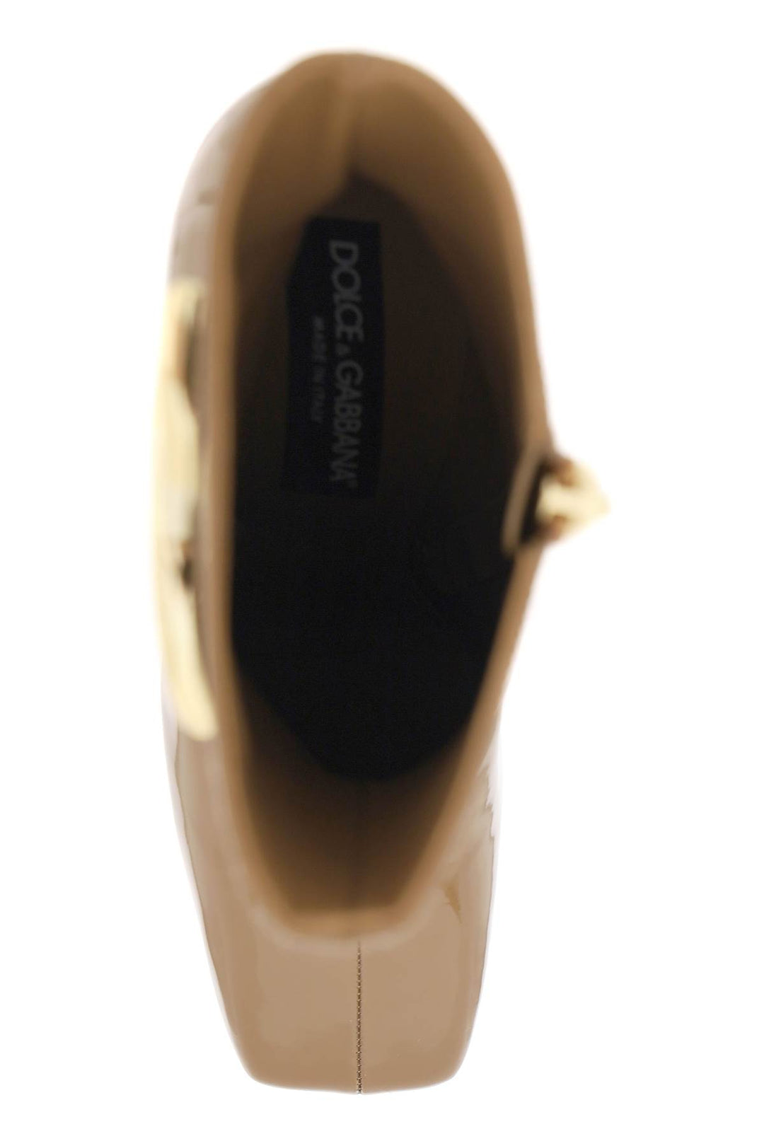 Dolce & Gabbana Dg Logo Ankle Boots   Marrone