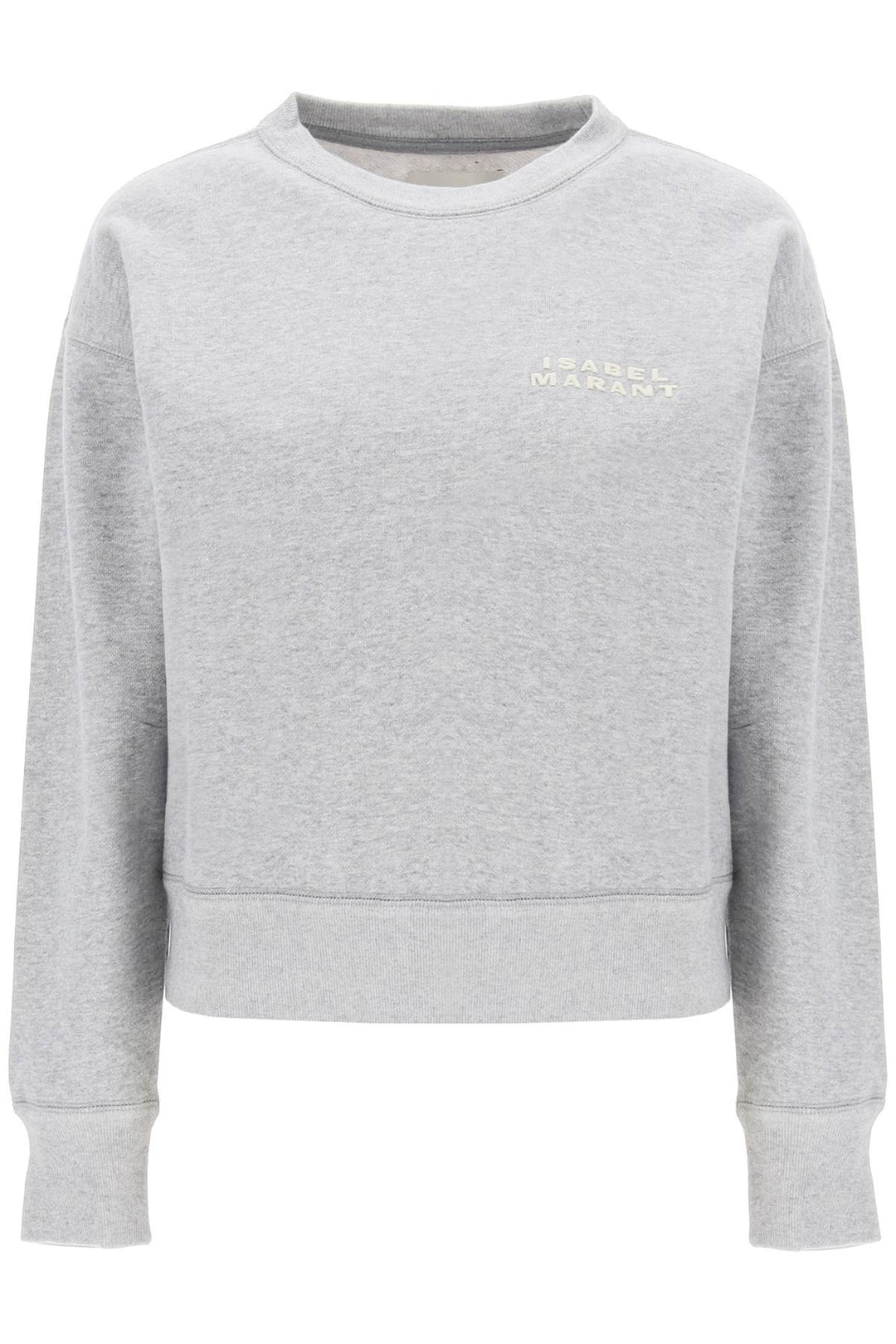 Isabel Marant Shad Sweatshirt With Logo Embroidery   Grigio