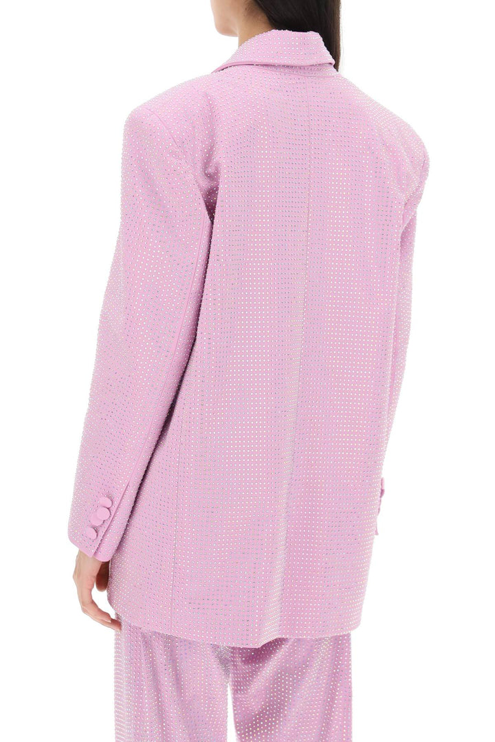 Giuseppe Di Morabito Stretch Cotton Jacket With Crystals   Rosa
