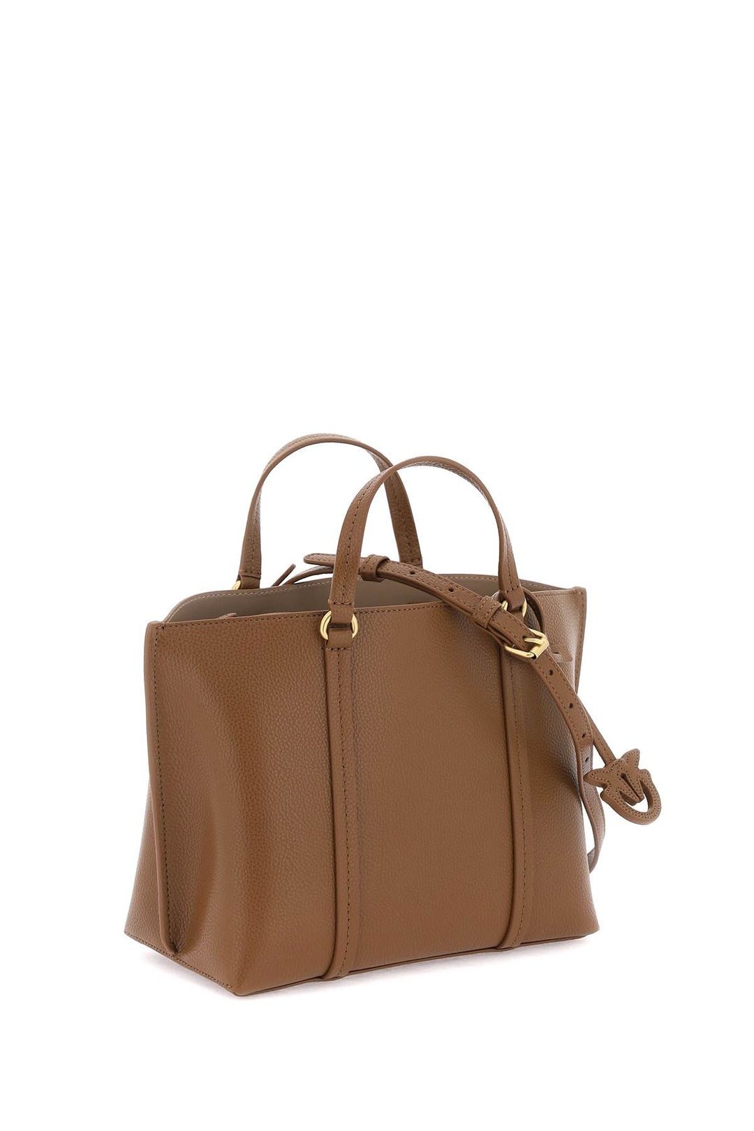 Pinko Carrie Shopper Classic Handbag   Marrone