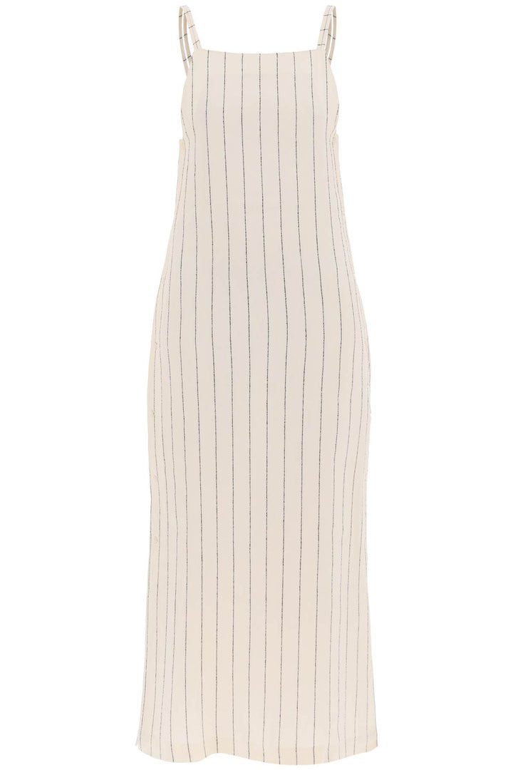 Loulou Studio Replace With Double Quotestriped Sleeveless Dress Et   White