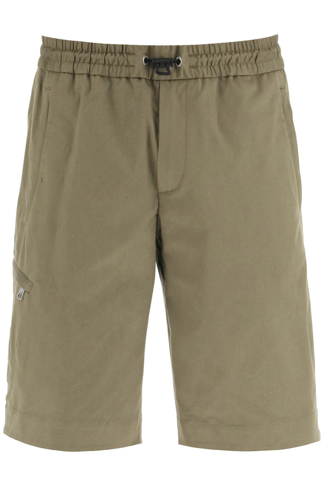 Moncler Shorts With Hook And Loop Closure   Green