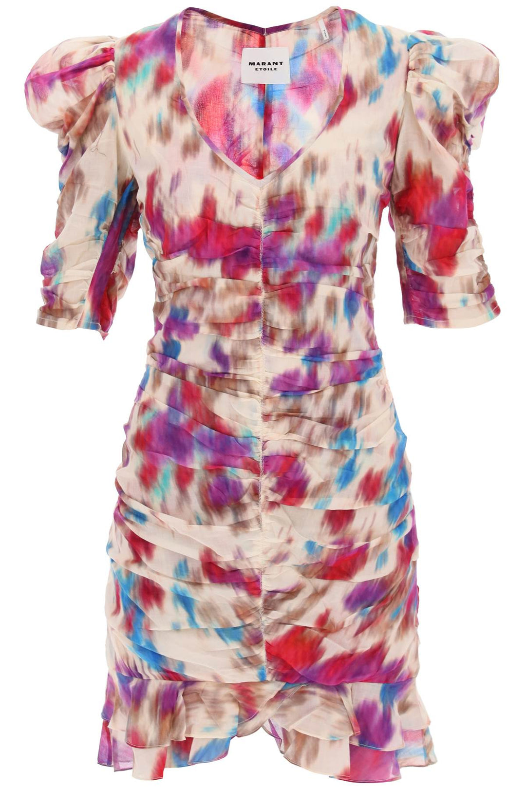 Isabel Marant Etoile Sireny Cotton Mini Dress   Multicolor