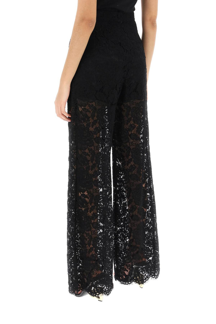 Dolce & Gabbana Lace Pants   Black